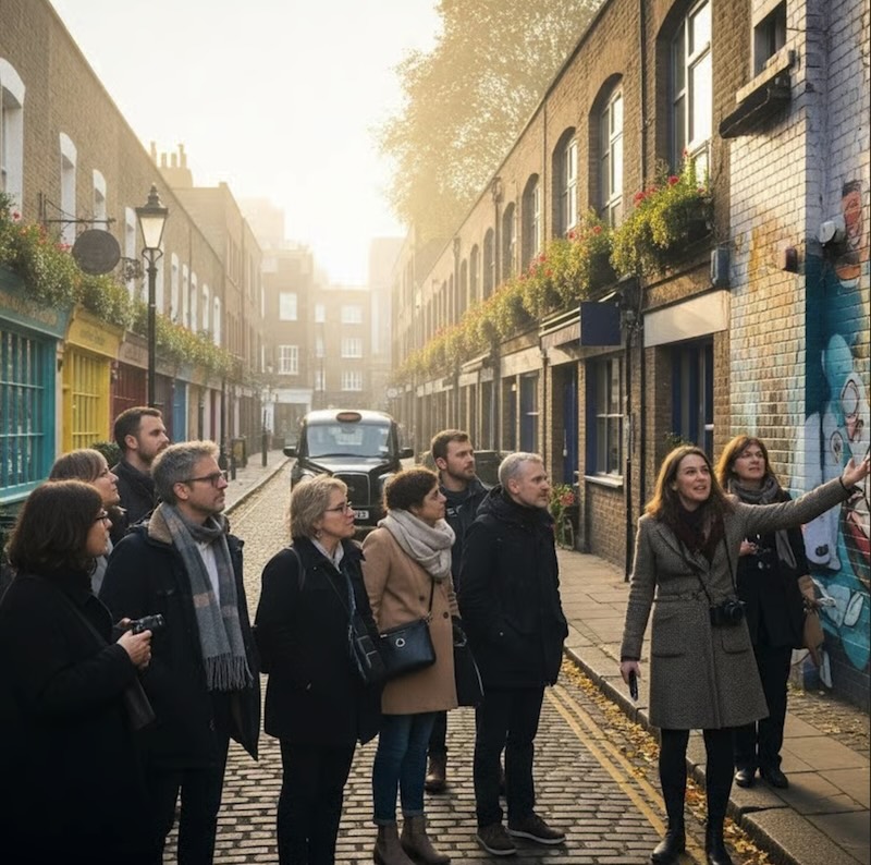 Guided quiet walk through Hackney