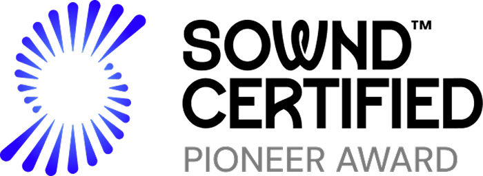 Sownd Certified — Pioneer Award