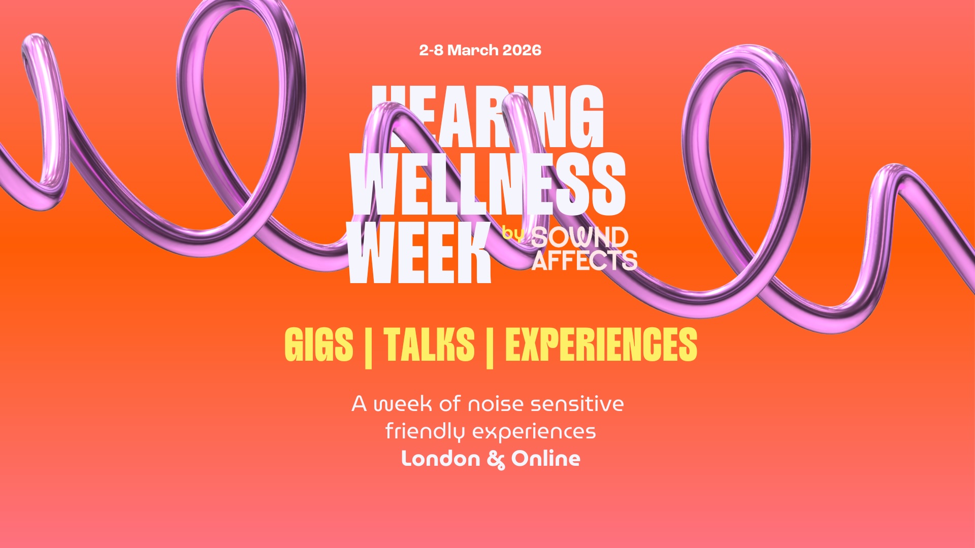 Hearing Wellness Week 2026 poster